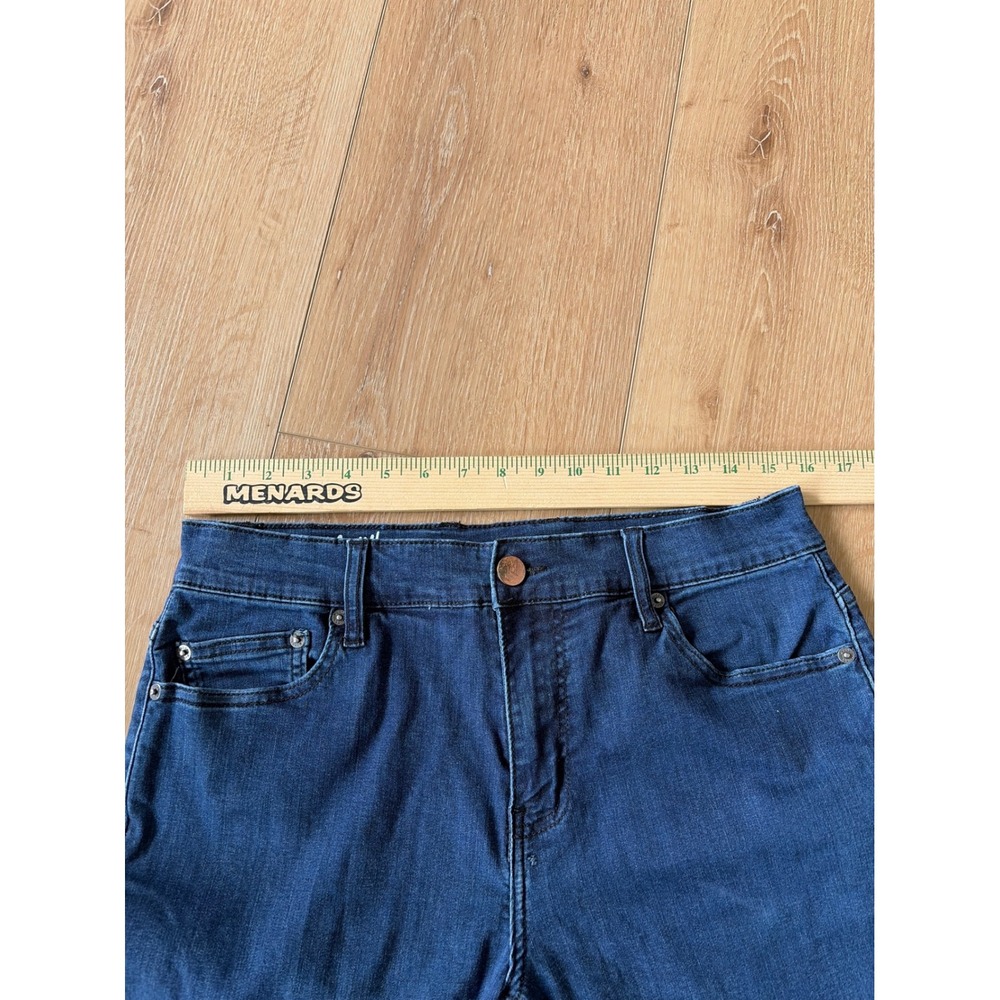 Mugsy Jeans Studio Blues Slim Straight Dark Wash Denim Pants size 33x30 - Picture 4 of 9